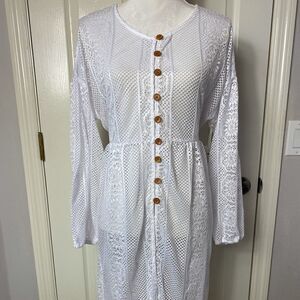 DEPT 222 Women’s Large Tuscan Sun Dress or SwimSuit Cover up